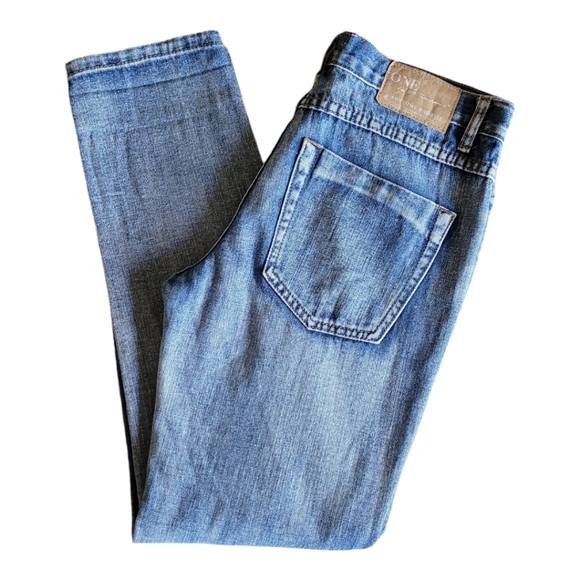One Teaspoon Awesome Baggies distressed cropped jeans size 26 - Picture 1 of 13